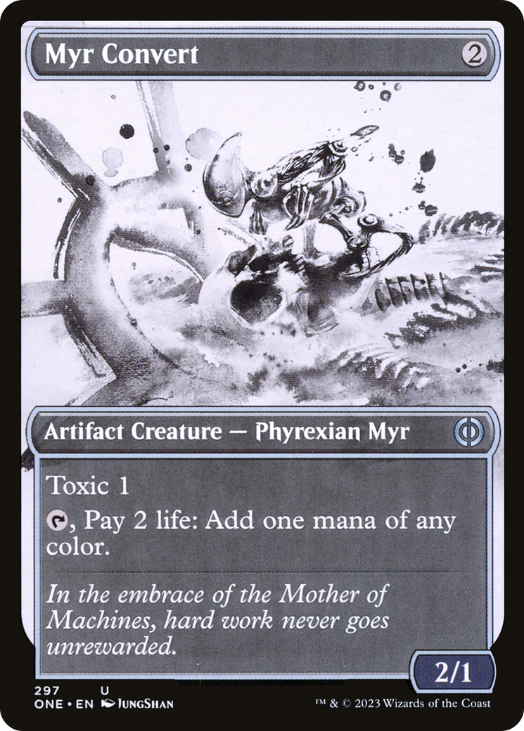 Myr Convert (Showcase Ichor) [Phyrexia: All Will Be One] [Foil]