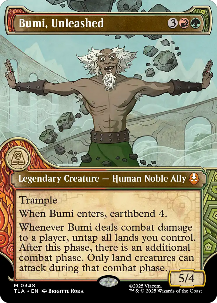 Bumi, Unleashed (Showcase) [Avatar: The Last Airbender] [Foil]