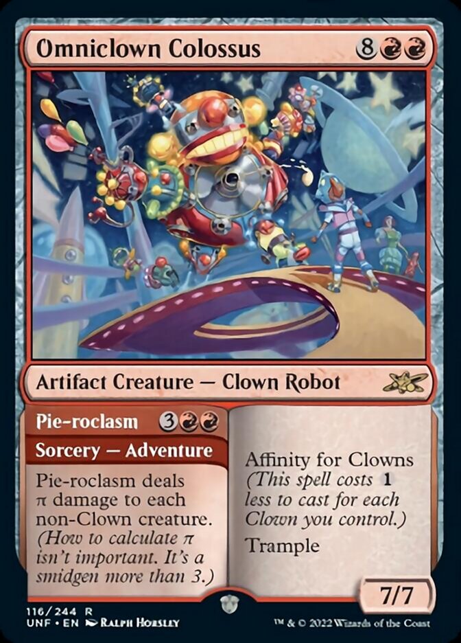 Omniclown Colossus // Pie-roclasm [Unfinity] [Foil]