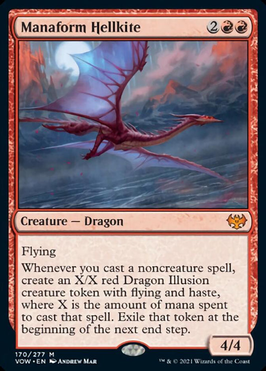 Manaform Hellkite [Innistrad: Crimson Vow] [Foil]