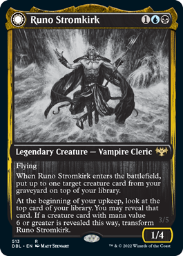 Runo Stromkirk // Krothuss, Lord of the Deep [Innistrad: Double Feature] [Foil]