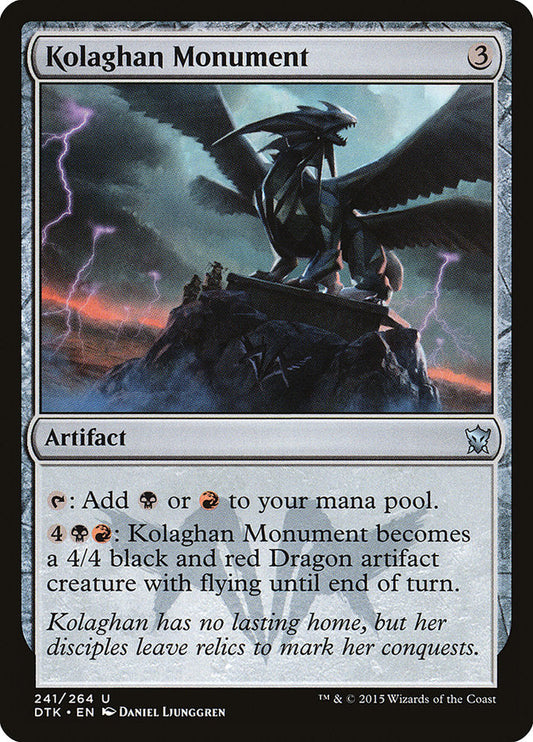 Kolaghan Monument [Dragons of Tarkir] [Foil]