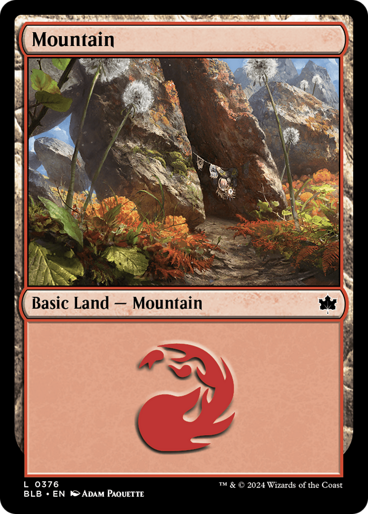 Mountain (0376) [Bloomburrow] [Foil]