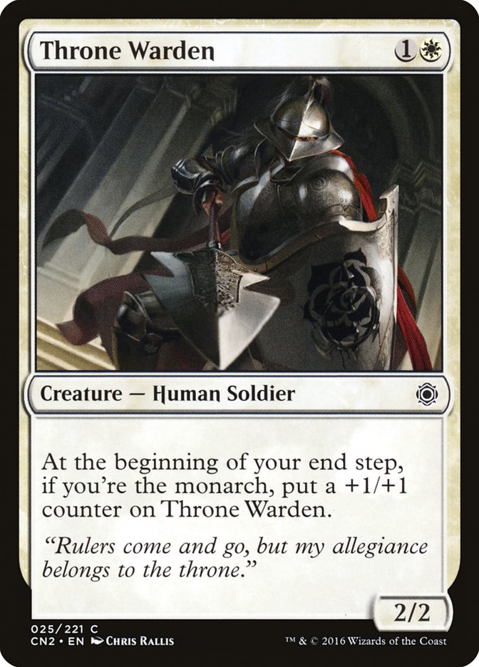 Throne Warden [Conspiracy: Take the Crown] [Foil]