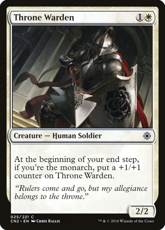 Throne Warden [Conspiracy: Take the Crown] [Foil]