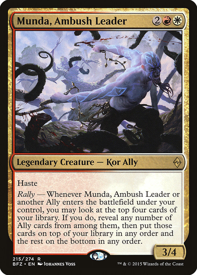 Munda, Ambush Leader [Battle for Zendikar] [Foil]
