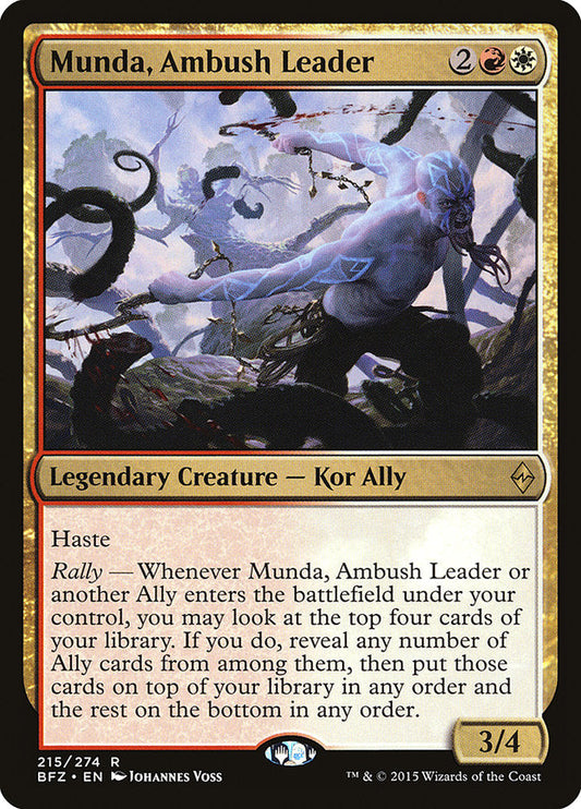 Munda, Ambush Leader [Battle for Zendikar] [Foil]