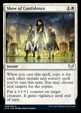 Show of Confidence [Strixhaven: School of Mages] [Foil]