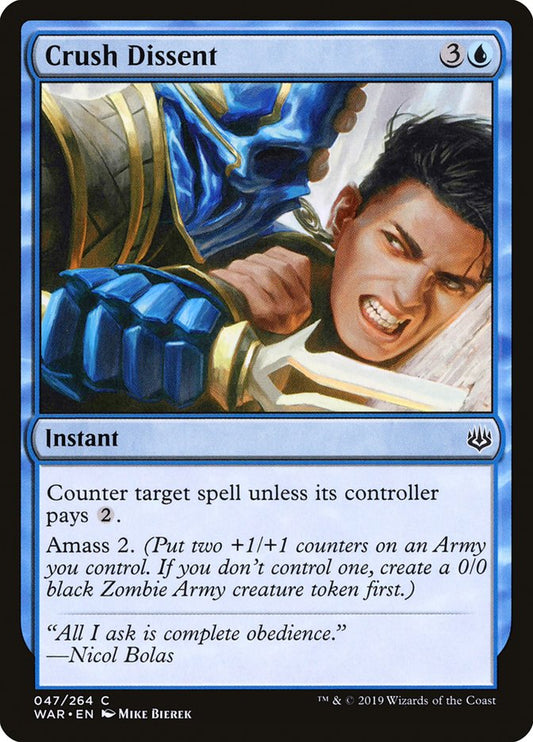 Crush Dissent [War of the Spark] [Foil]