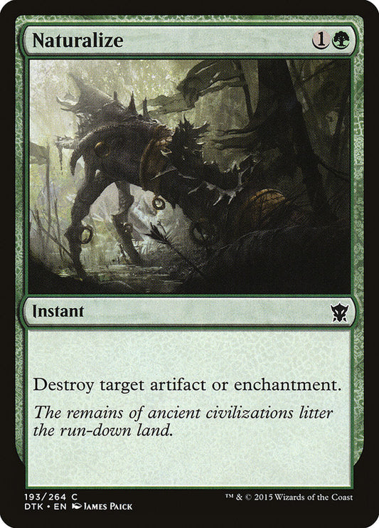 Naturalize [Dragons of Tarkir] [Foil]