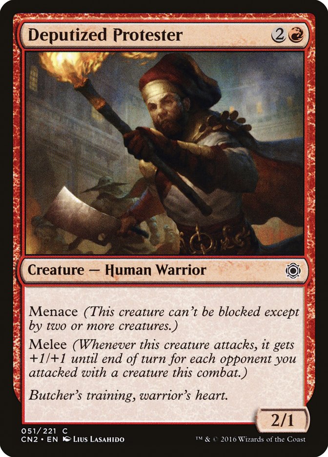 Deputized Protester [Conspiracy: Take the Crown] [Foil]