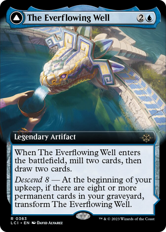 The Everflowing Well // The Myriad Pools (Extended Art) [The Lost Caverns of Ixalan] [Foil]