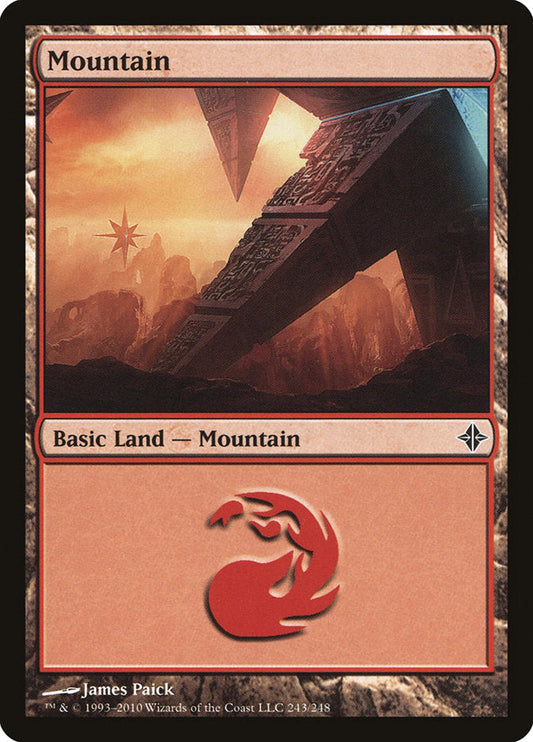 Mountain (243) [Rise of the Eldrazi] [Foil]