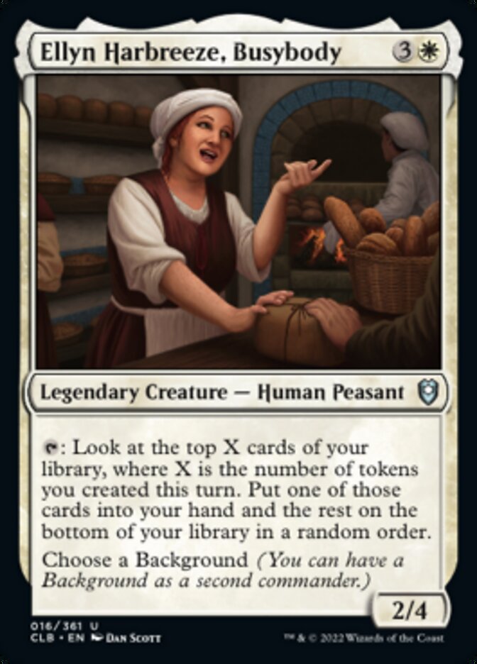Ellyn Harbreeze, Busybody [Commander Legends: Battle for Baldur's Gate] [Foil]