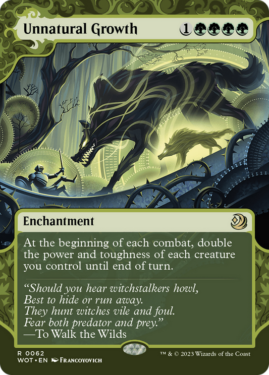 Unnatural Growth [Wilds of Eldraine: Enchanting Tales] [Foil]