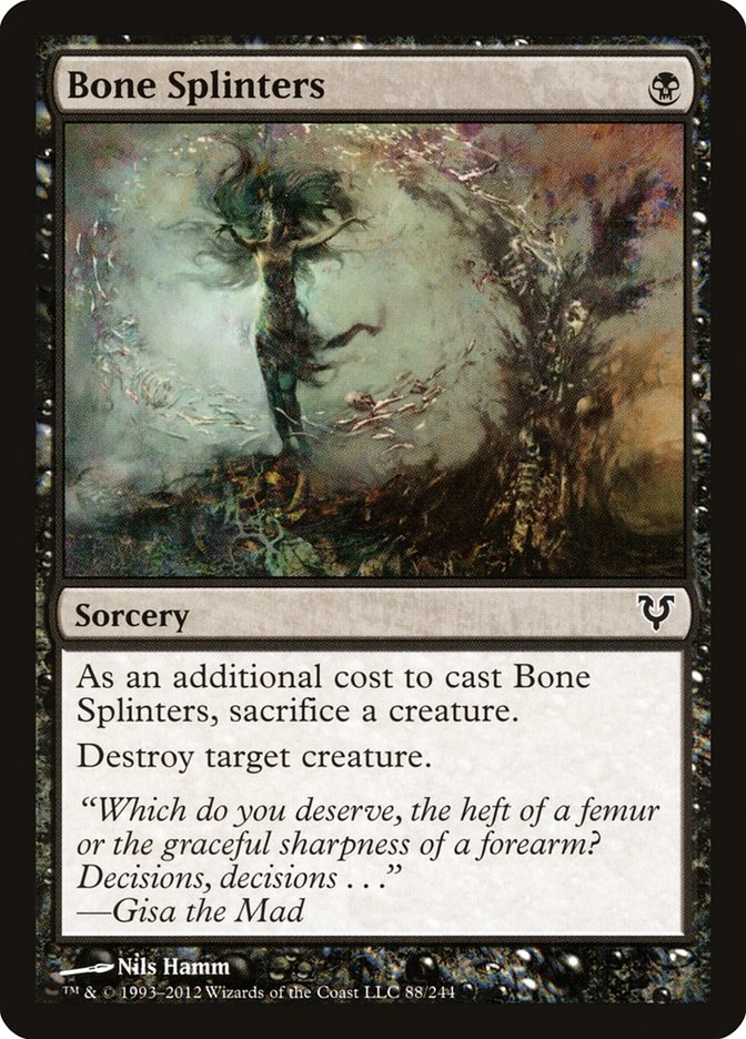 Bone Splinters [Avacyn Restored] [Foil]