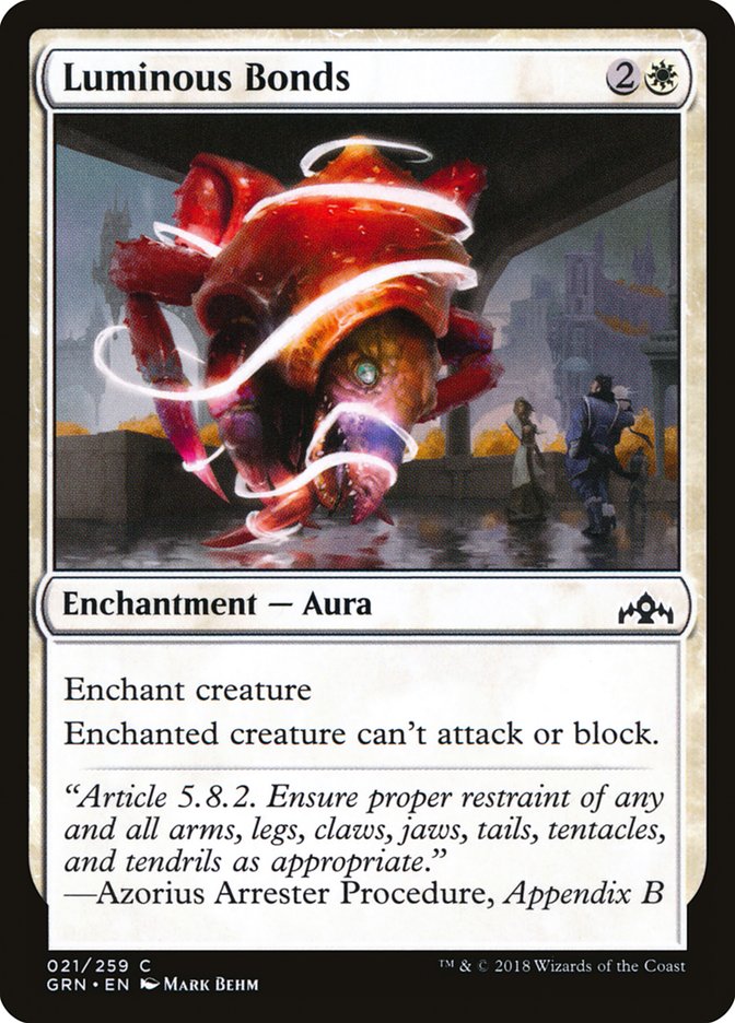 Luminous Bonds [Guilds of Ravnica] [Foil]