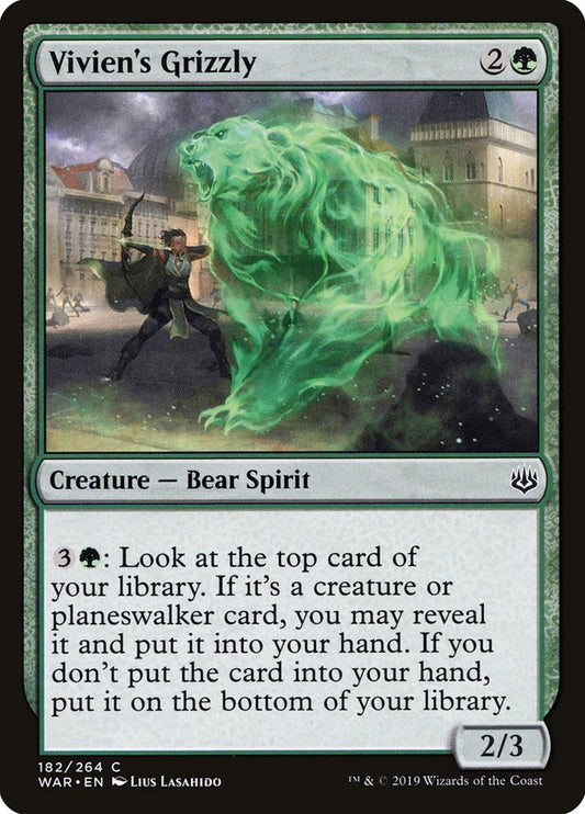 Vivien's Grizzly [War of the Spark] [Foil]