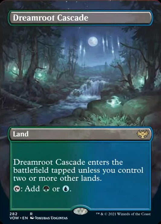 Dreamroot Cascade (Borderless Alternate Art) [Innistrad: Crimson Vow] [Foil]