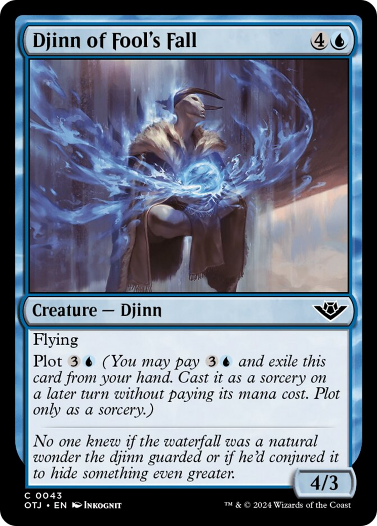 Djinn of Fool's Fall [Outlaws of Thunder Junction] [Foil]