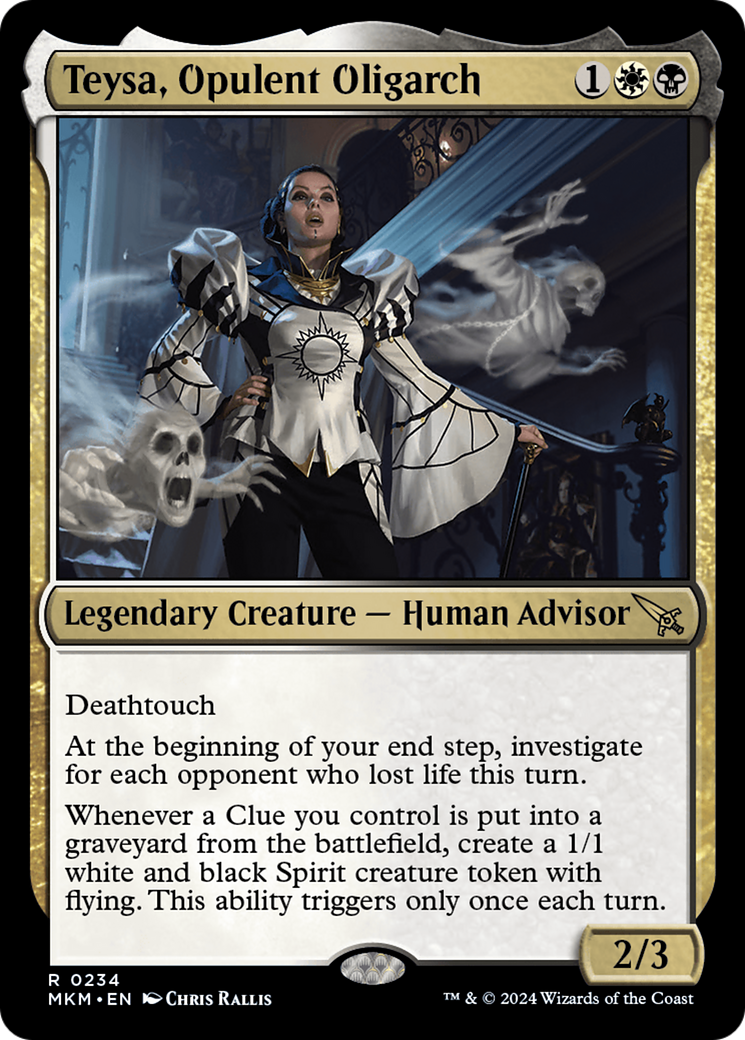 Teysa, Opulent Oligarch [Murders at Karlov Manor] [Foil]