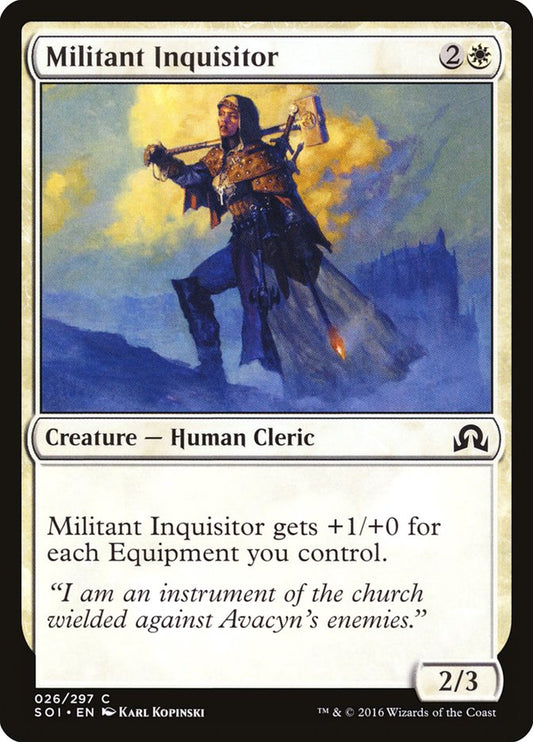 Militant Inquisitor [Shadows over Innistrad] [Foil]