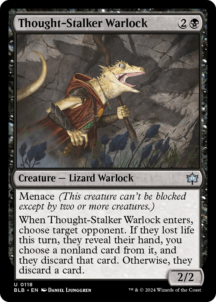 Thought-Stalker Warlock [Bloomburrow] [Foil]
