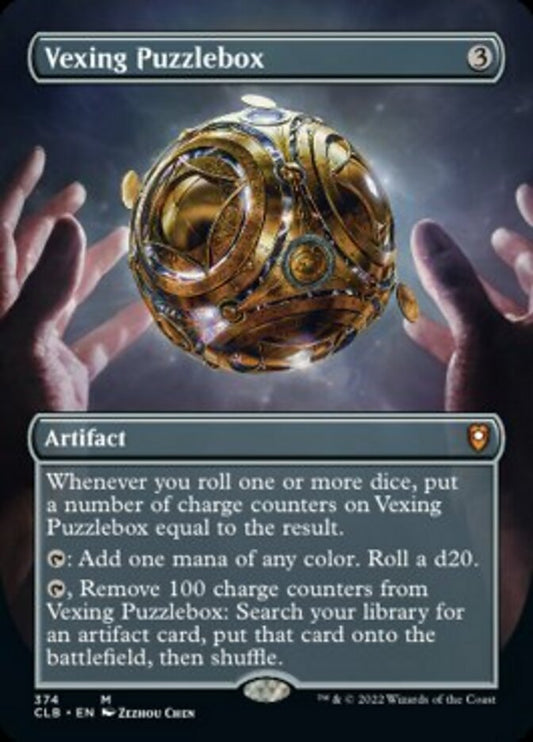 Vexing Puzzlebox (Borderless Alternate Art) [Commander Legends: Battle for Baldur's Gate] [Foil]