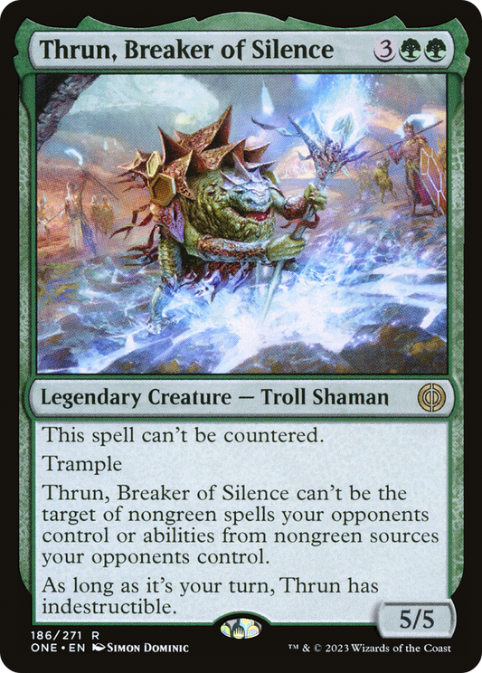 Thrun, Breaker of Silence [Phyrexia: All Will Be One] [Foil]