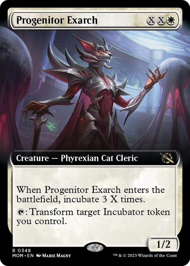 Progenitor Exarch (Extended Art) [March of the Machine] [Foil]