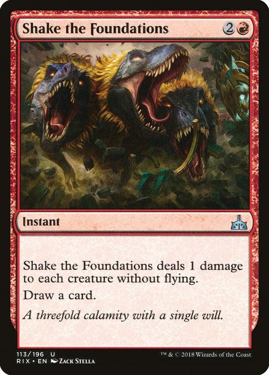 Shake the Foundations [Rivals of Ixalan] [Foil]