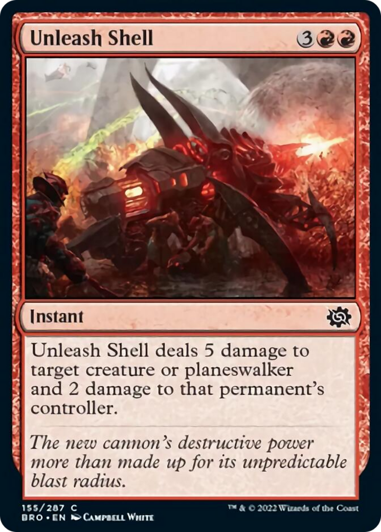 Unleash Shell [The Brothers' War] [Foil]