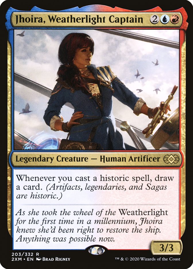 Jhoira, Weatherlight Captain [Double Masters] [Foil]