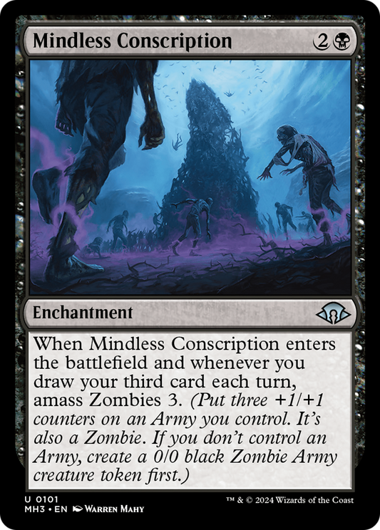 Mindless Conscription [Modern Horizons 3] [Foil]