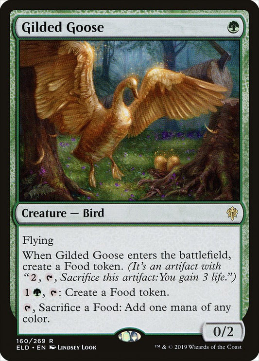 Gilded Goose [Throne of Eldraine] [Foil]