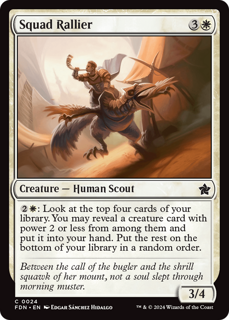 Squad Rallier [Foundations] [Foil]