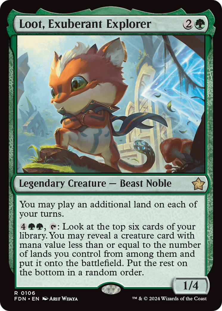 Loot, Exuberant Explorer [Foundations] [Foil]