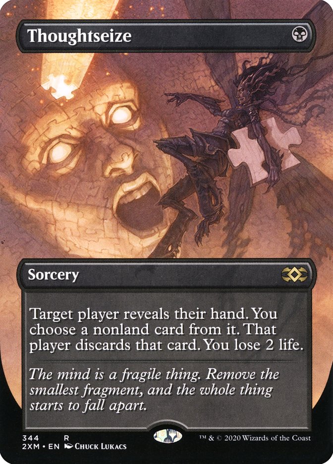 Thoughtseize (Toppers) [Double Masters] [Foil]