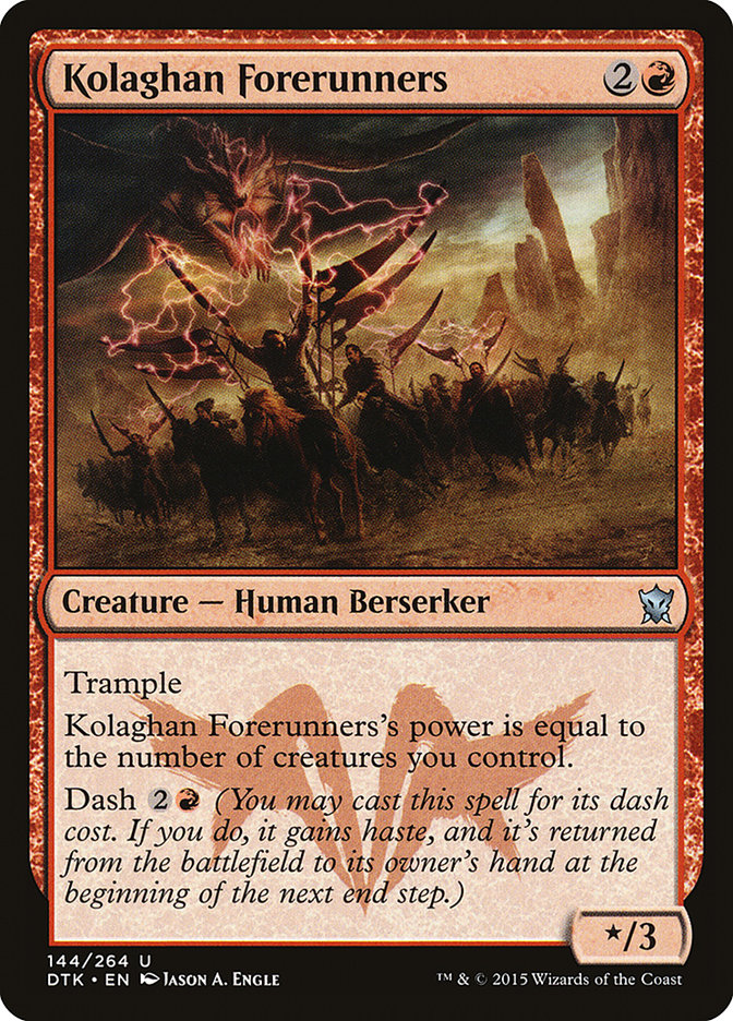 Kolaghan Forerunners [Dragons of Tarkir] [Foil]