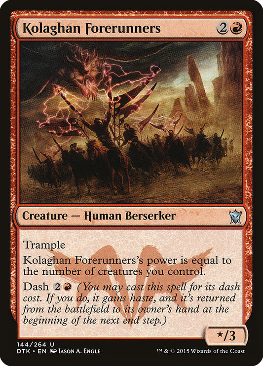 Kolaghan Forerunners [Dragons of Tarkir] [Foil]