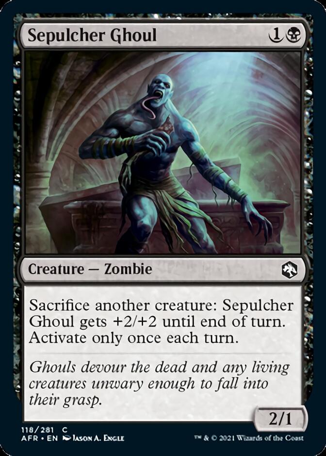 Sepulcher Ghoul [Dungeons & Dragons: Adventures in the Forgotten Realms] [Foil]