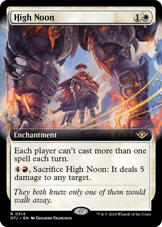 High Noon (Extended Art) [Outlaws of Thunder Junction] [Foil]