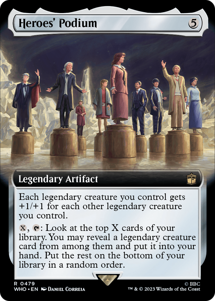 Heroes' Podium (Extended Art) [Doctor Who] [Foil]