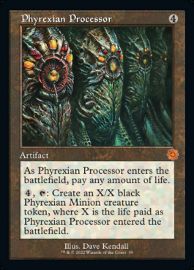 Phyrexian Processor (Retro) [The Brothers' War Retro Artifacts] [Foil]