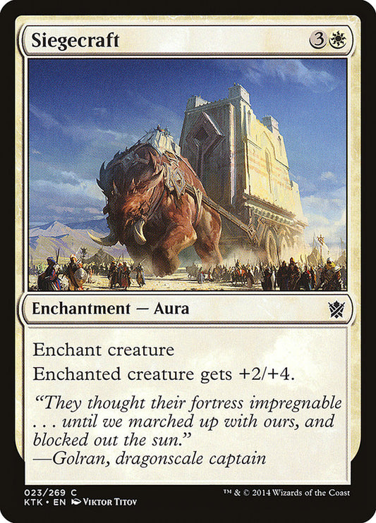 Siegecraft [Khans of Tarkir] [Foil]