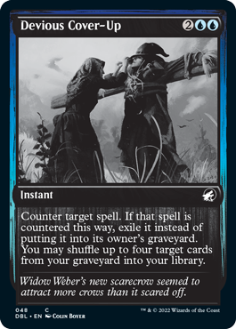 Devious Cover-Up [Innistrad: Double Feature] [Foil]