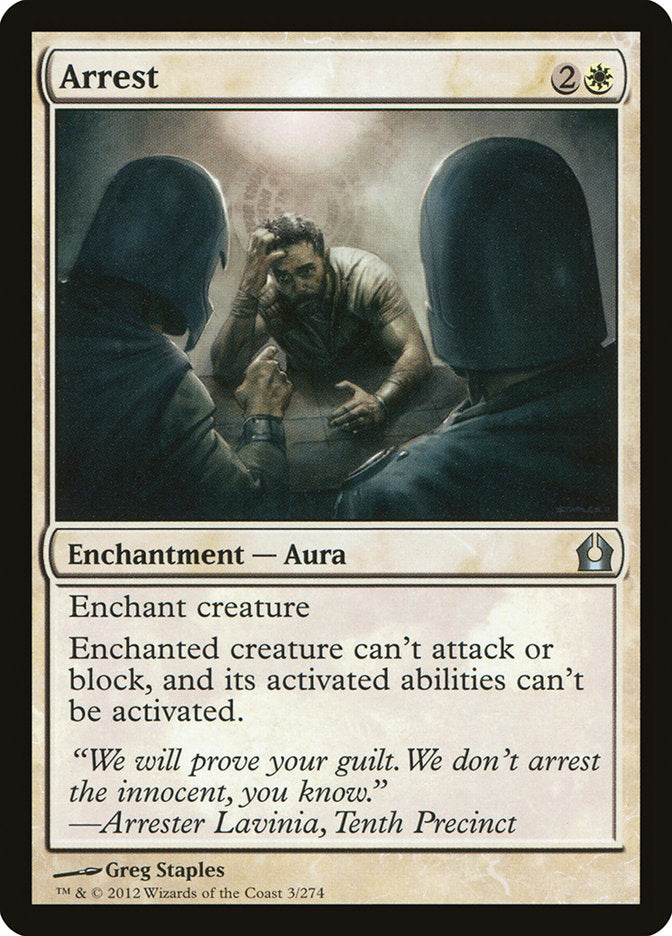 Arrest [Return to Ravnica] [Foil]