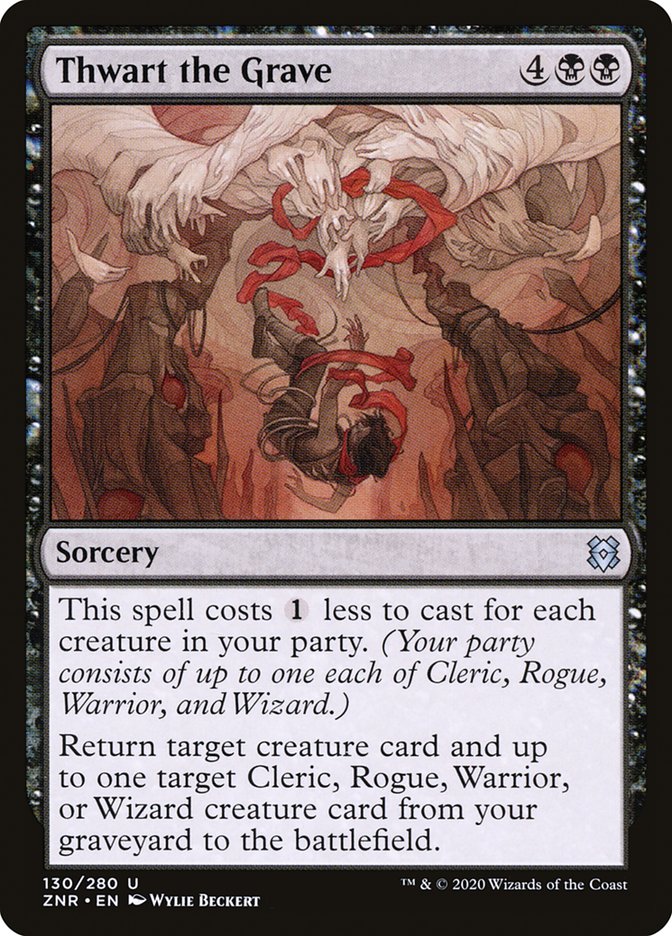 Thwart the Grave [Zendikar Rising] [Foil]