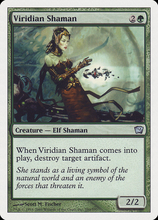 Viridian Shaman [Ninth Edition] [Foil]