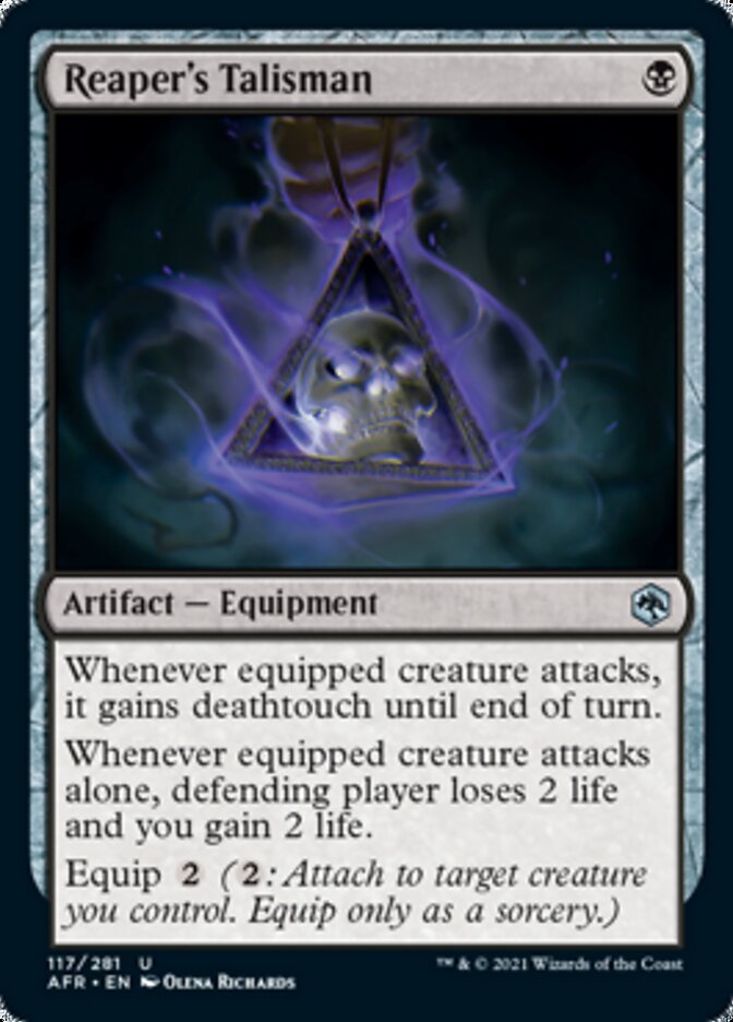 Reaper's Talisman [Dungeons & Dragons: Adventures in the Forgotten Realms] [Foil]